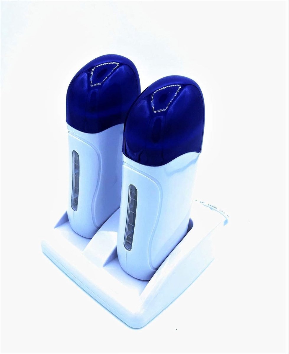 Waxverwarmer met 2 Handstukken - Verschillend - 5 x 7 x 18 cm - Professionele Waxstaafverwarmer - Geschikt voor Ontharingswas