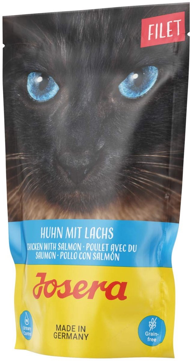 Solidchoice - Graanvrij Kattenvoer met Kip en Zalm, 16 x 70g