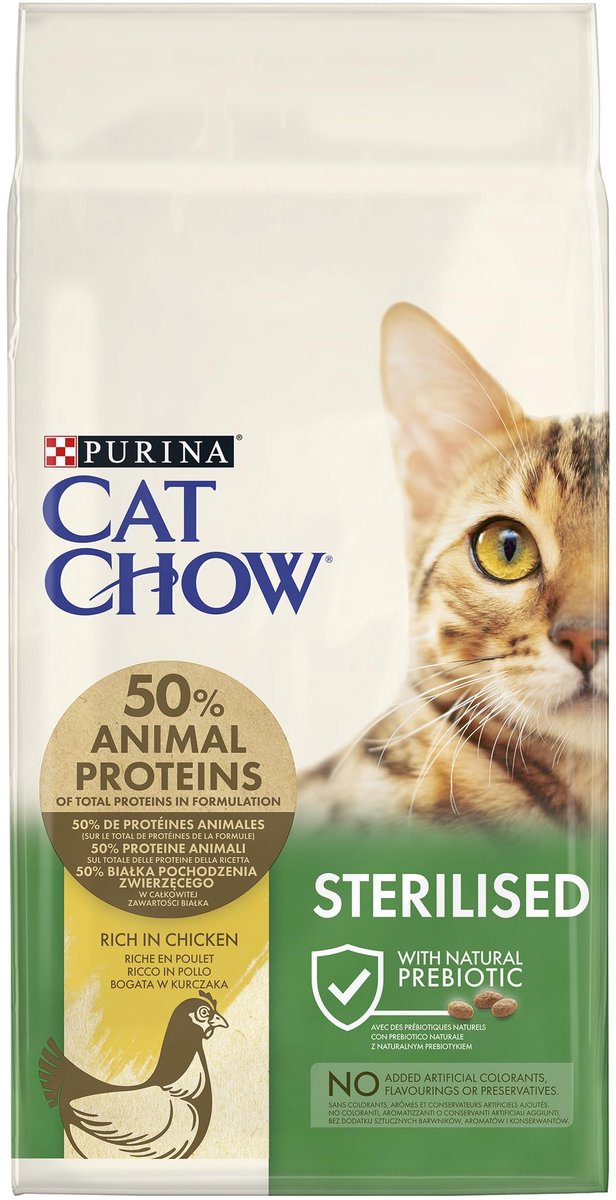 Solidchoice - Droogvoer voor Gesteriliseerde Katten met Kip, 10 kg