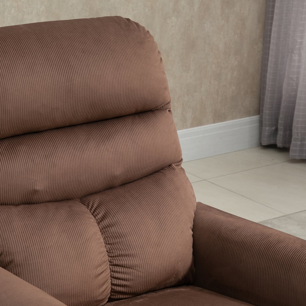 HOMCOM Relaxfauteuil met Sta-op Hulp en Ligfunctie - afbeelding 3