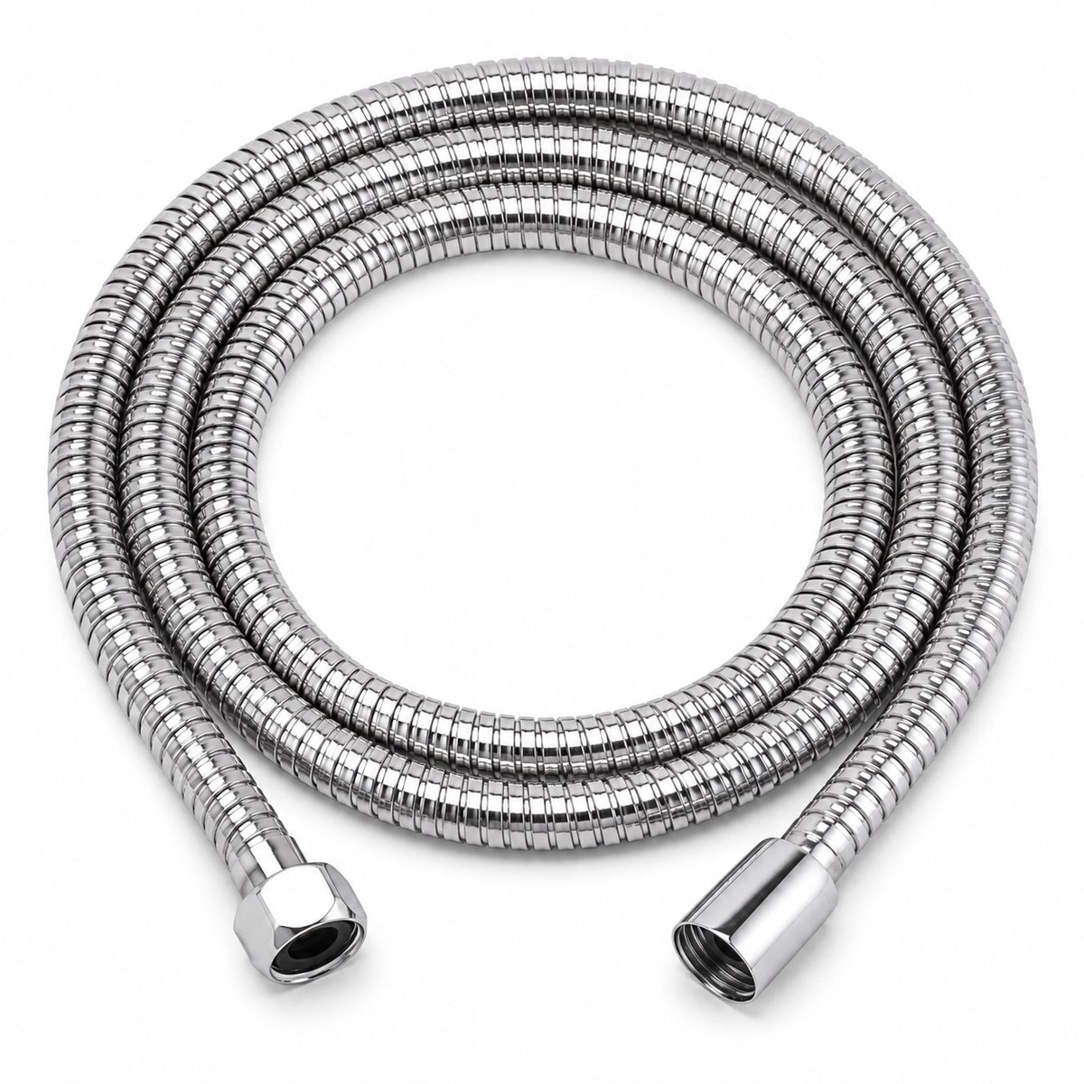Flexibele Uitschuifbare Doucheslang 180–230 cm – Universele Douche Slang – Verlengbare Metalen Handdoucheslang – Zilver – Voor Douchekop, Handdouche & Badkamer