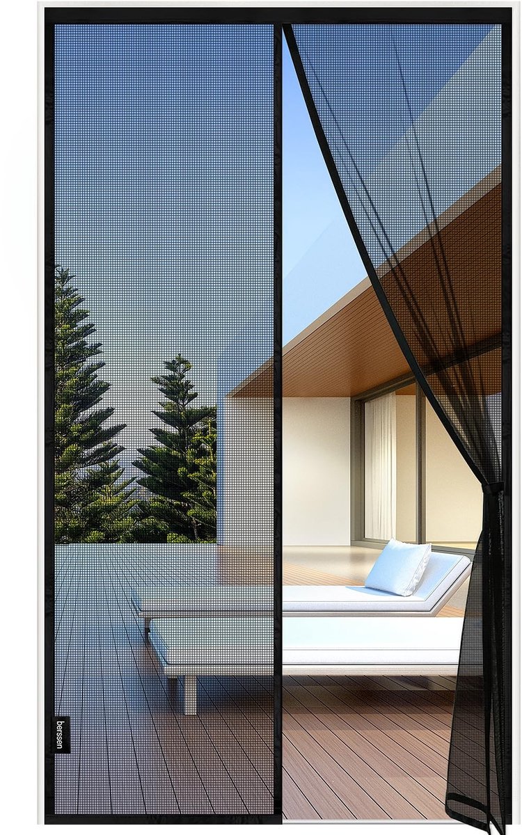 Solidchoice - Vlamvertragend Magnetisch Vliegengordijn voor Deur 120 x 220 cm