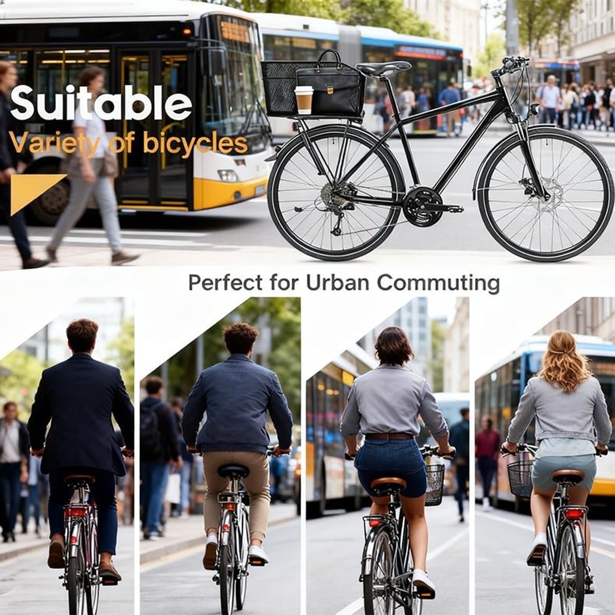 Solidchoice - Waterdichte Fietstas met 20L Capaciteit
