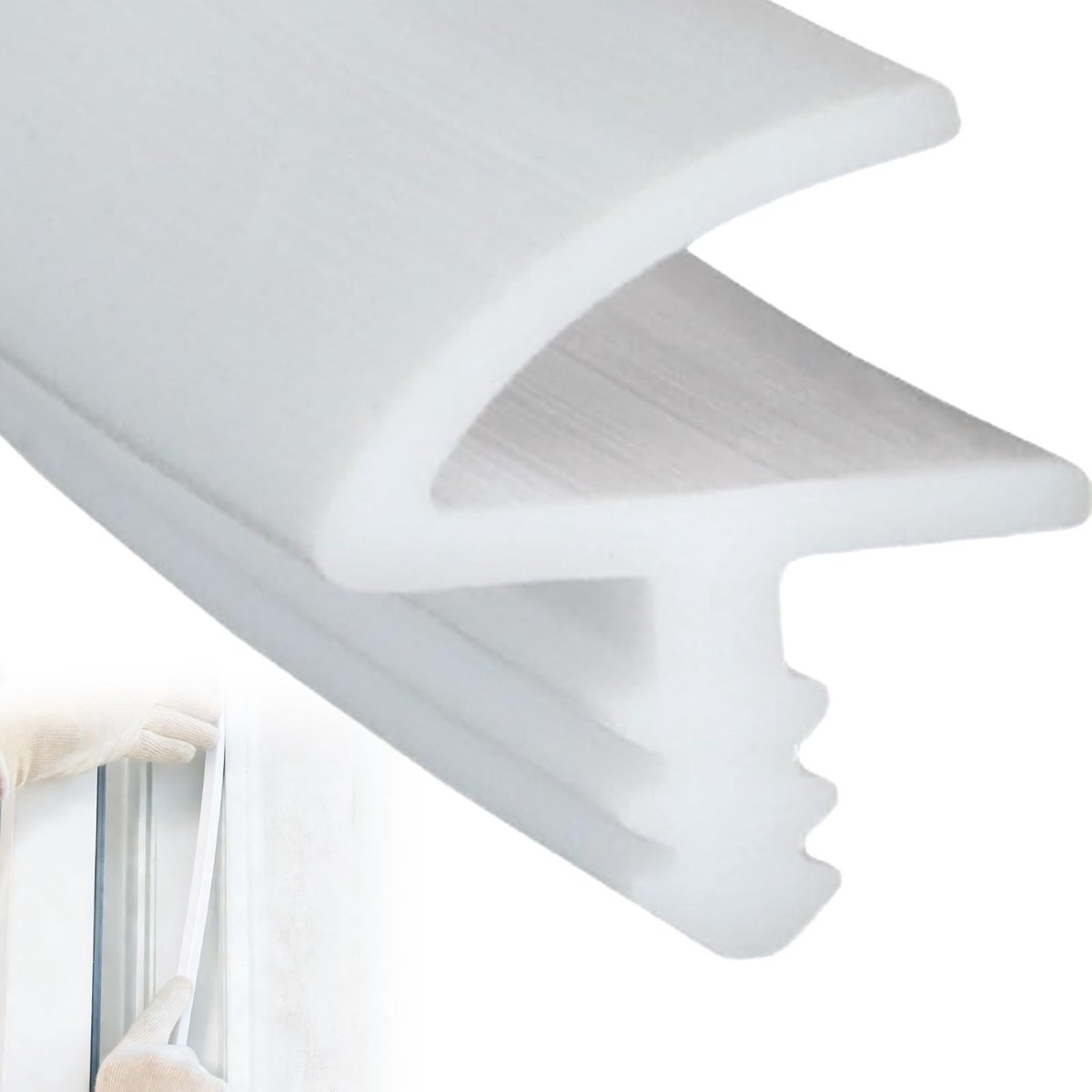 Solidchoice - Deurafdichtingsstrips voor 3,3 mm Groeven en 11 mm Openingen (25 m)