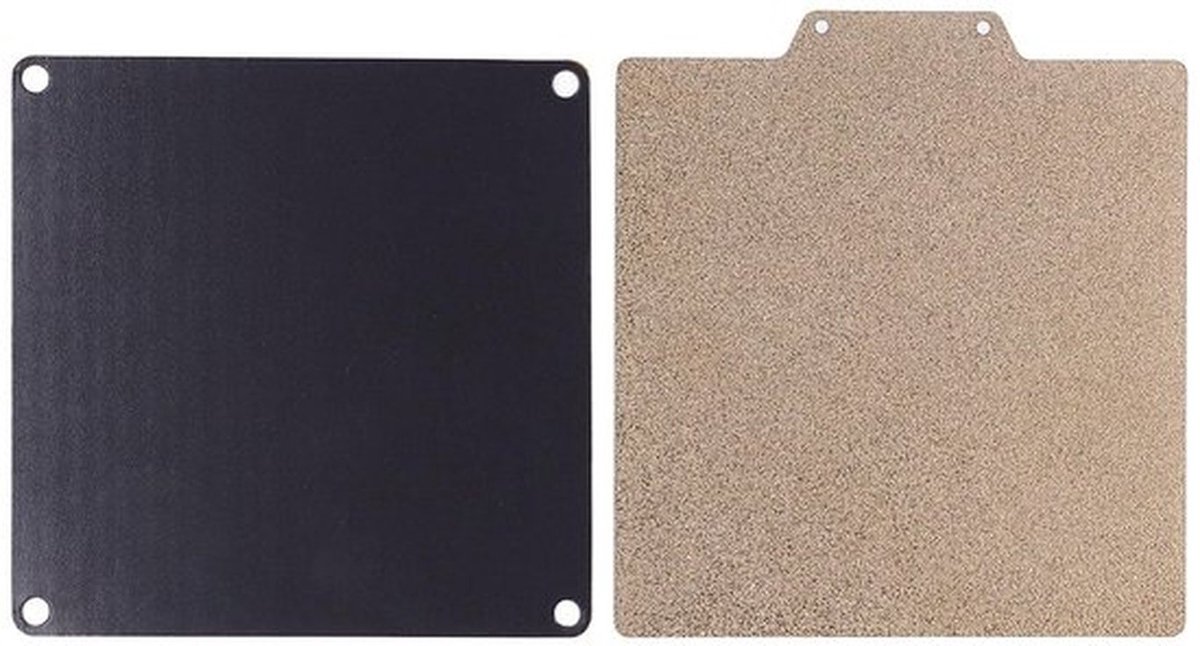 3D-printerbed Flexibel 120x120mm - Dual Side PEI - Zachte Magneet - Gemakkelijk te Verwijderen - Optimale Hechting - Voorkomt Kromtrekken - Printbed