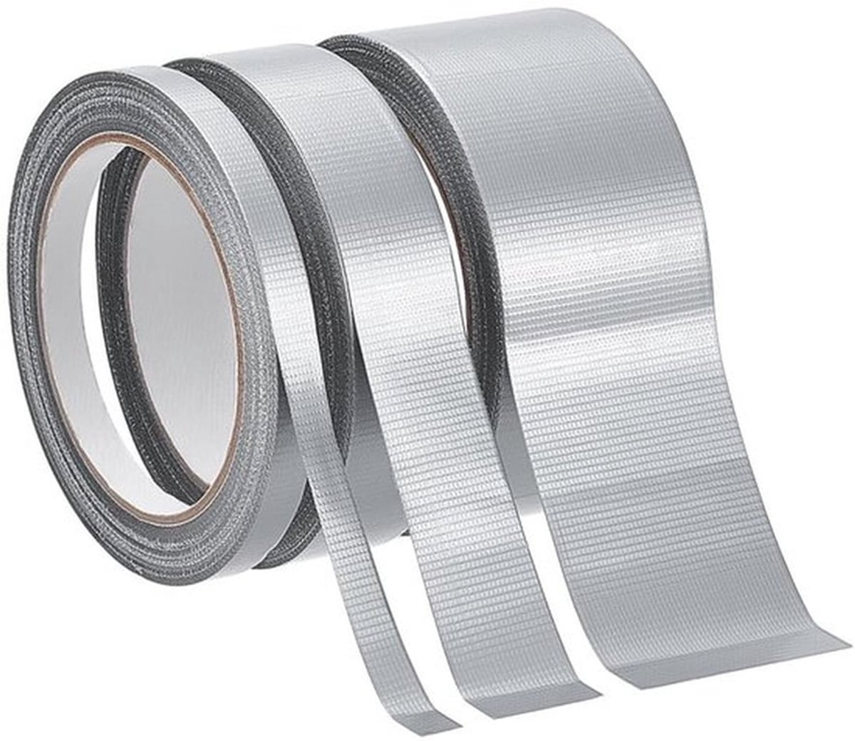 Boekbindtape 5 Rollen - 3 Soorten Lichtgrijs - 10/25/50 mm Breed - Polyethyleen - 20 m/Rol - Voor Boekrestauratie - Reparatietape
