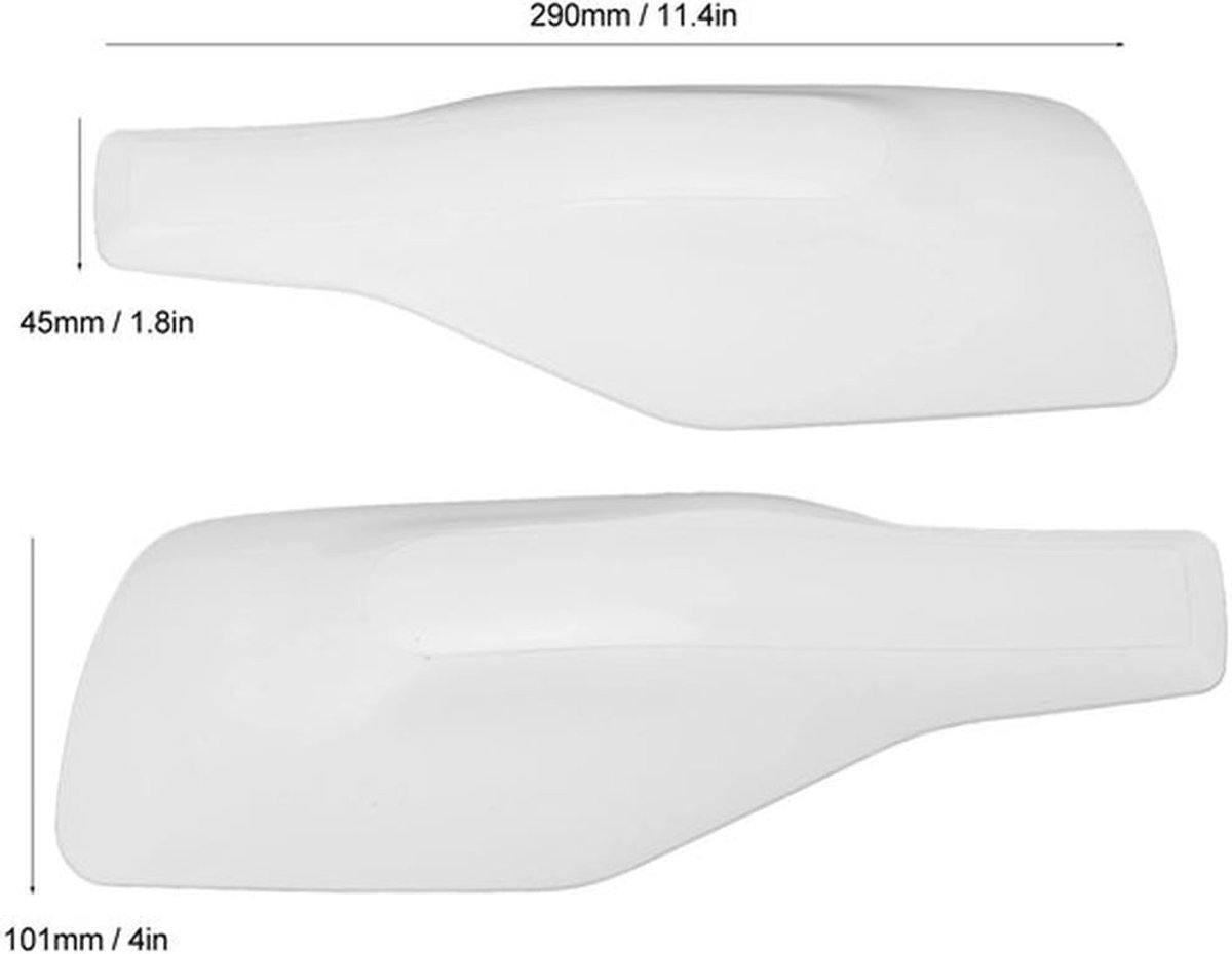 Handbeschermer Hoge Sterkte - Handbeschermers - Slijtvaste Bescherming - Eenvoudige Installatie - Voor Motorfiets - Vermindert Handvermoeidheid - Handguards
