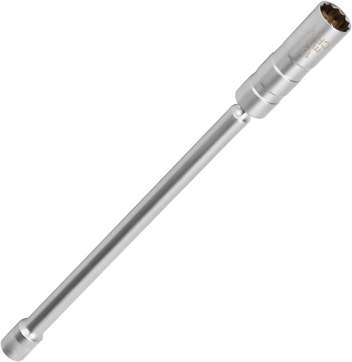 Verlengde bougiesleutel 16 mm met magnetische functie, draaibare bougiesleutel voor auto-onderhoud en reparatie