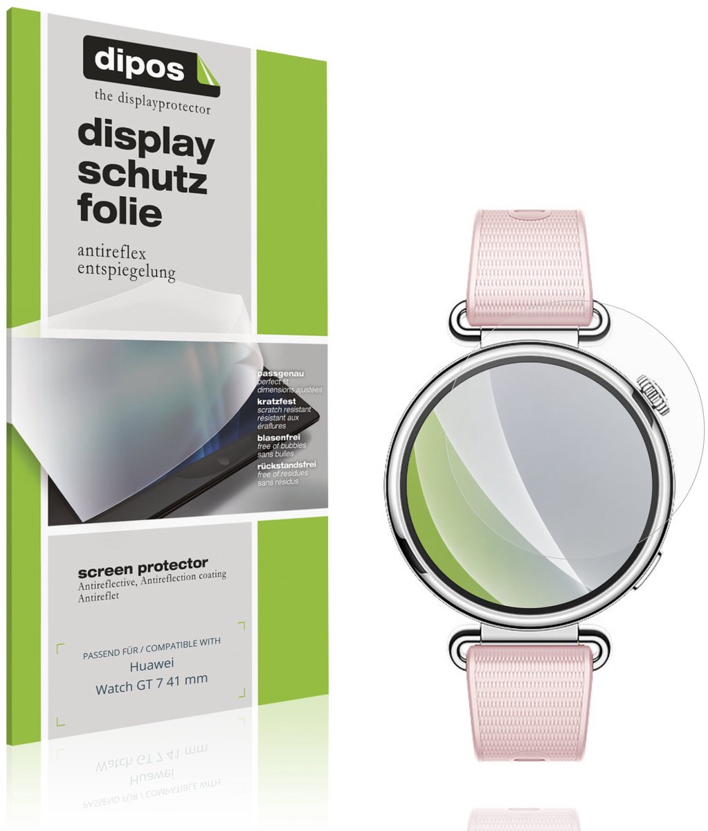 dipos – 6x Matte Beschermfolie geschikt voor Huawei Watch GT 7 41 mm | Krasbestendige & antireflecterende Screenprotector Ultra-Thin