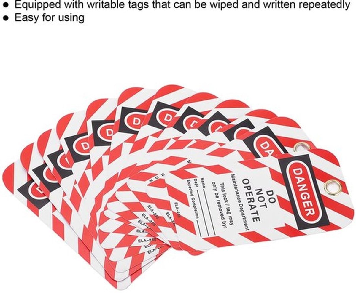 Elektrische Loto-set met Veiligheidshangsloten en Tags