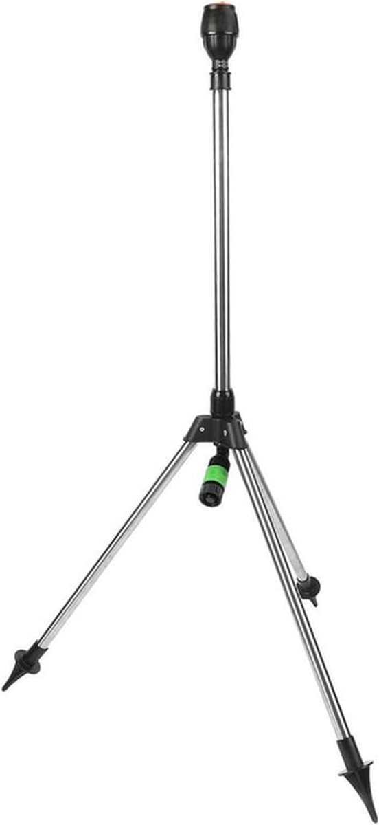 360 Graden Tripod Sprinkler voor Grote Tuinen, Efficiënte Irrigatie met 1/2 Nozzle en 3/4 Binnen Draad, Ideaal voor Gras en Bloembedden