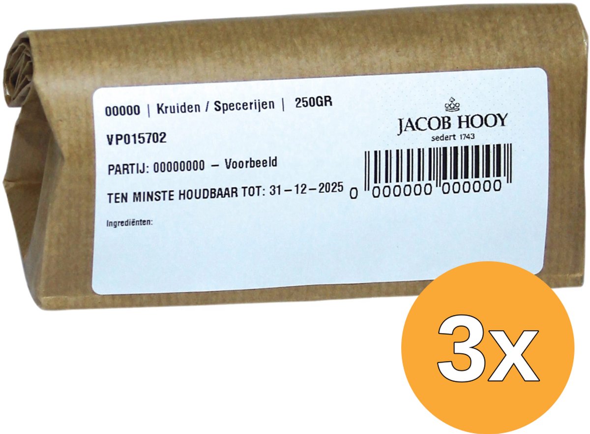 3x Jacob Hooy Steranijs Gemalen (250 gr)