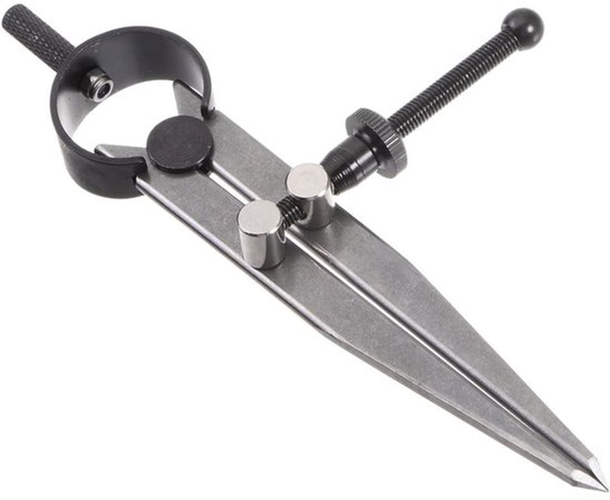 Veerscheidingstang 4 Inch - Koolstofstaal - Nauwkeurige Markering - Slijtvast - Gehard - Handig voor Geometrisch Tekenen - Meetgereedschap