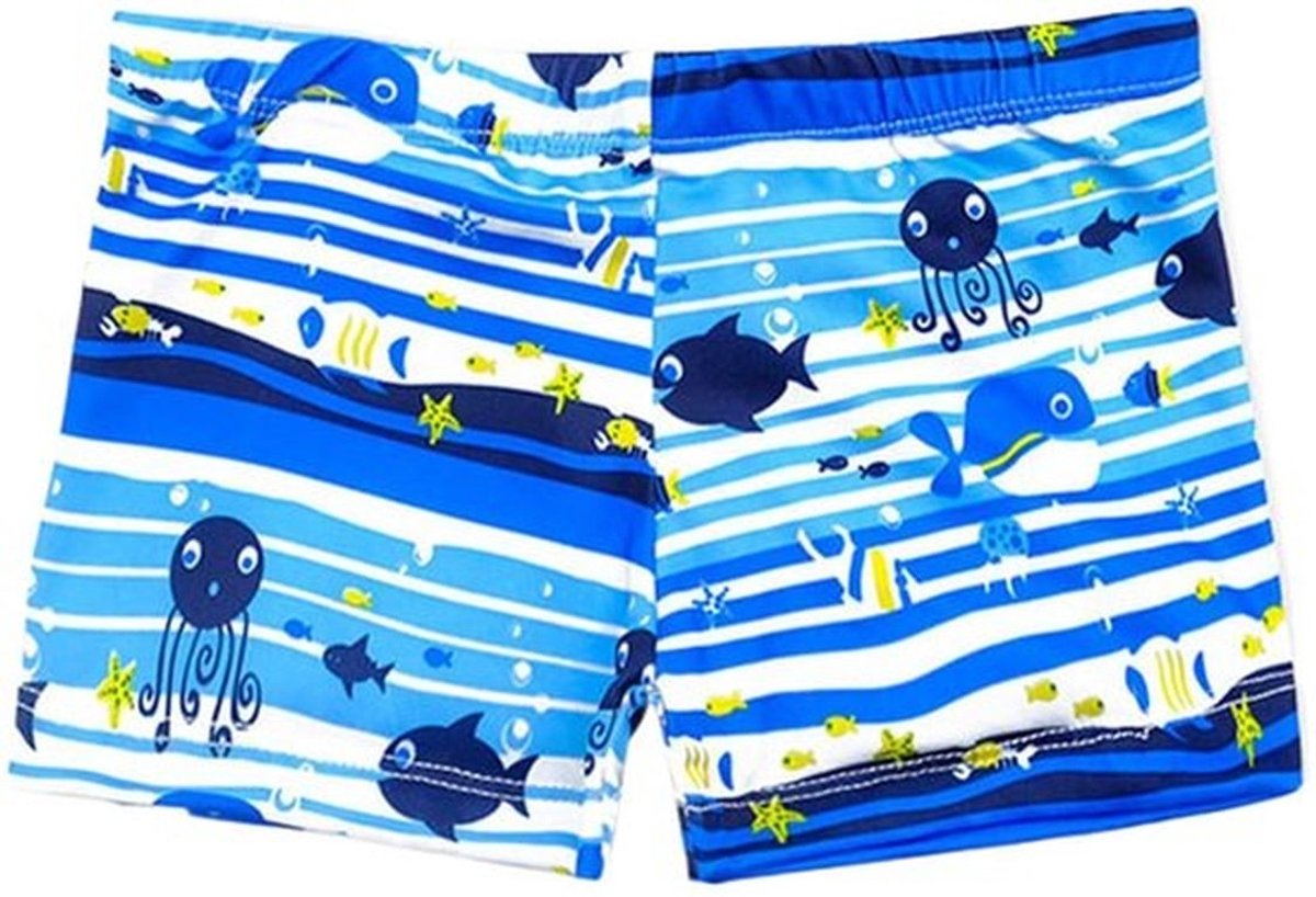 Kinderbadpak Sneldrogend - Bedrukte Zwemshorts - Lichtgewicht Waterdicht - Elastische Tailleband - Veilig voor Kinderen - Perfect voor Strand - Zwemshort
