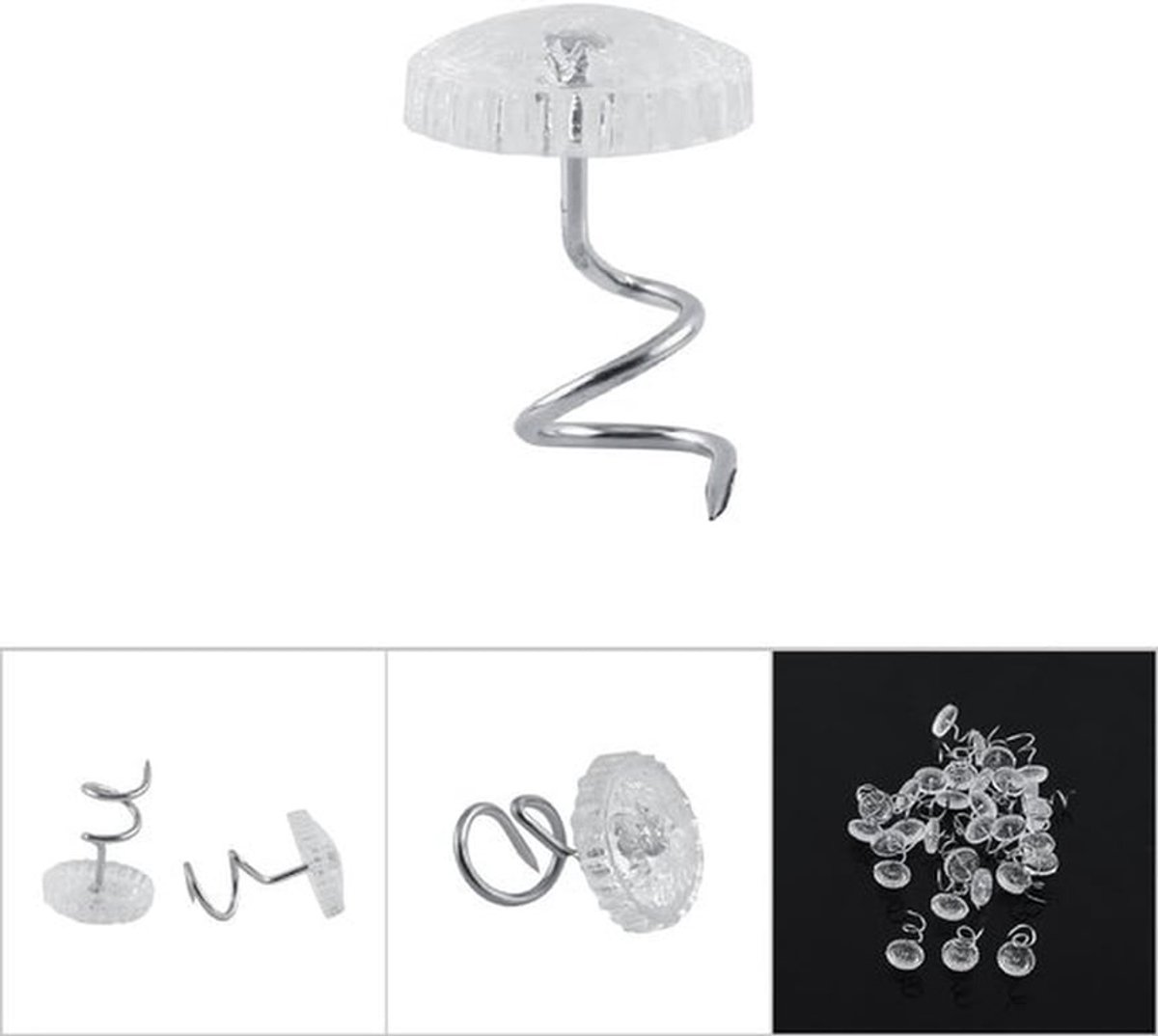 Hemelpin 30 Stuks - Bekleding Pinnen - Kussenovertrekken - Auto Hemelbekleding - Plafond Stof Reparatie - Kopspijkers - Bekledingpinnen