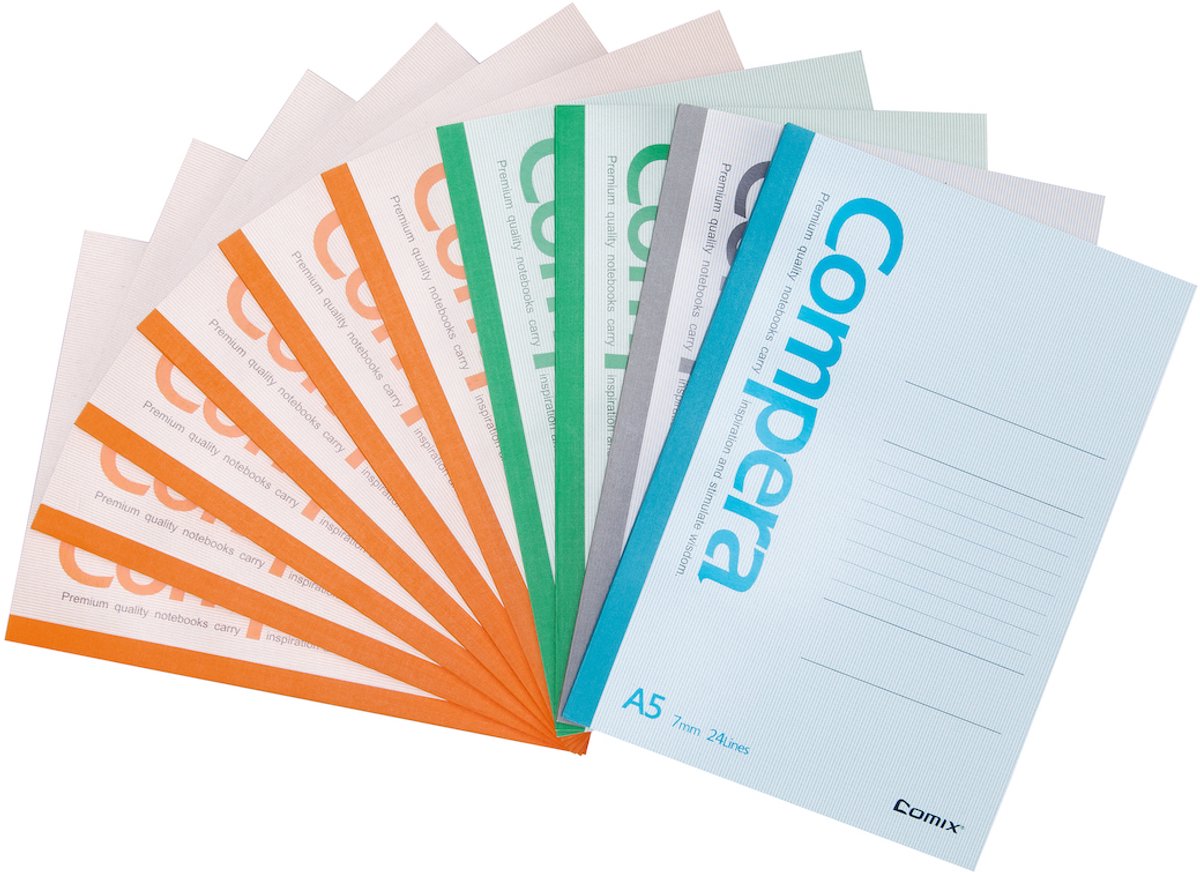 Schoolschrift Compera Premium CGA5807 A5, Grijs