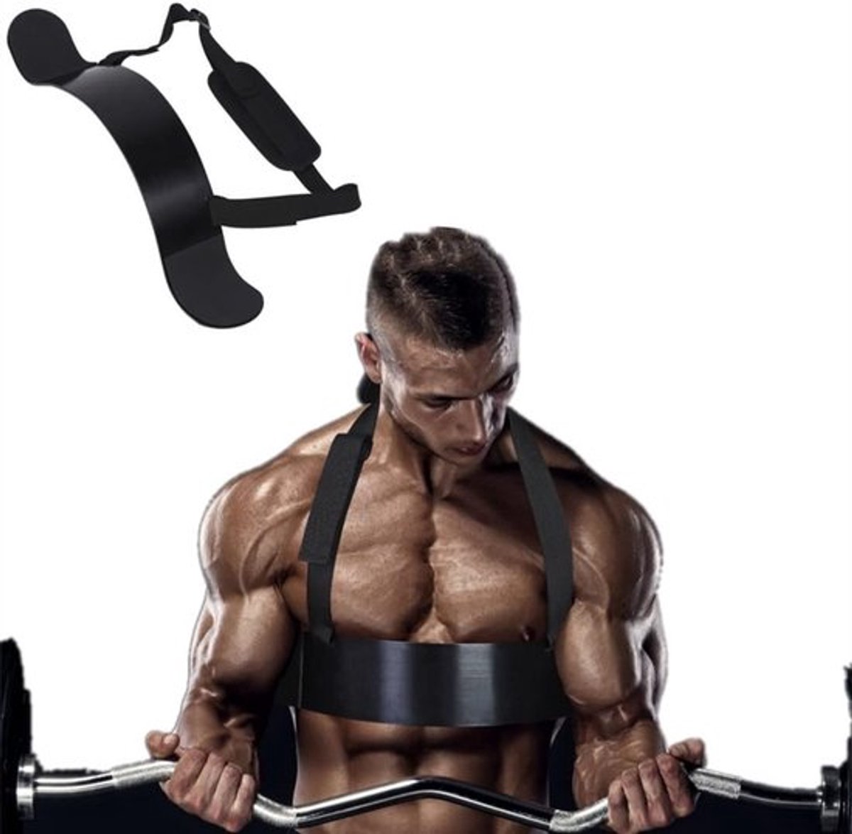 Verstelbare Biceps Insulator voor Bodybuilding en Fitness - Ondersteunende Band voor Spiertraining en Gewichtheffen, Ideaal voor de Sportschool
