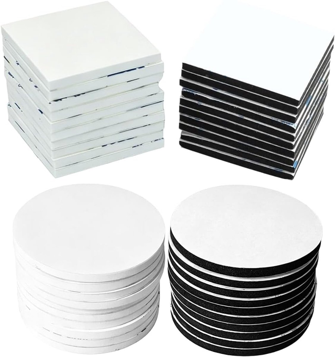 Dubbelzijdige plakband 40 stuks - extra sterk schuim - waterdicht - ideaal voor bevestigen - ShopVlot