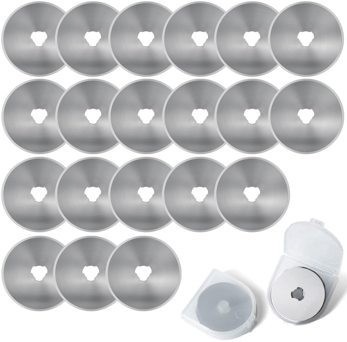 Solidchoice - Set van 20 Vervangbladen voor Rolsnijders