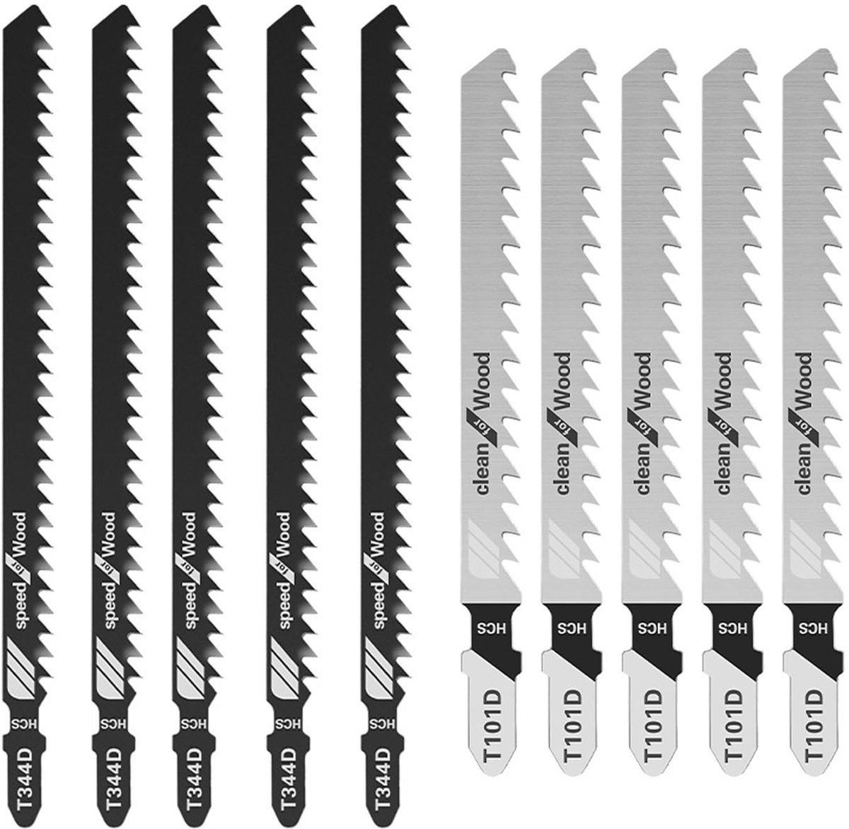 Solidchoice - 10 Stuks Reciprocating Zaagbladen voor Diverse Materialen