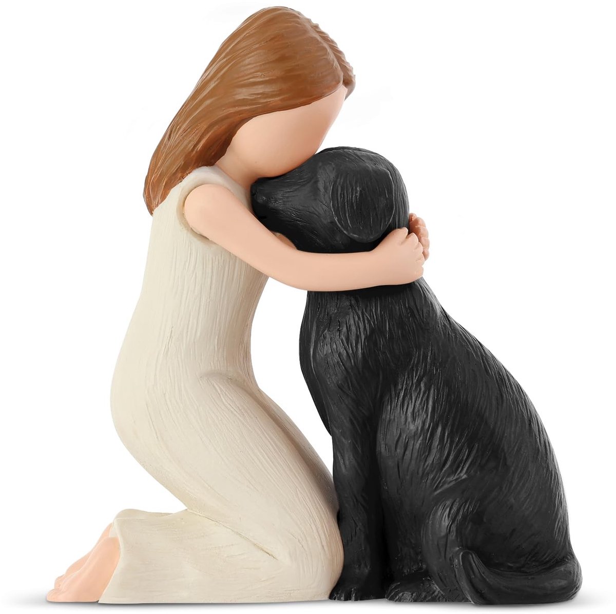 Solidchoice - Sculptuur van Zwarte Hond als Aandenken voor Dierenvrienden
