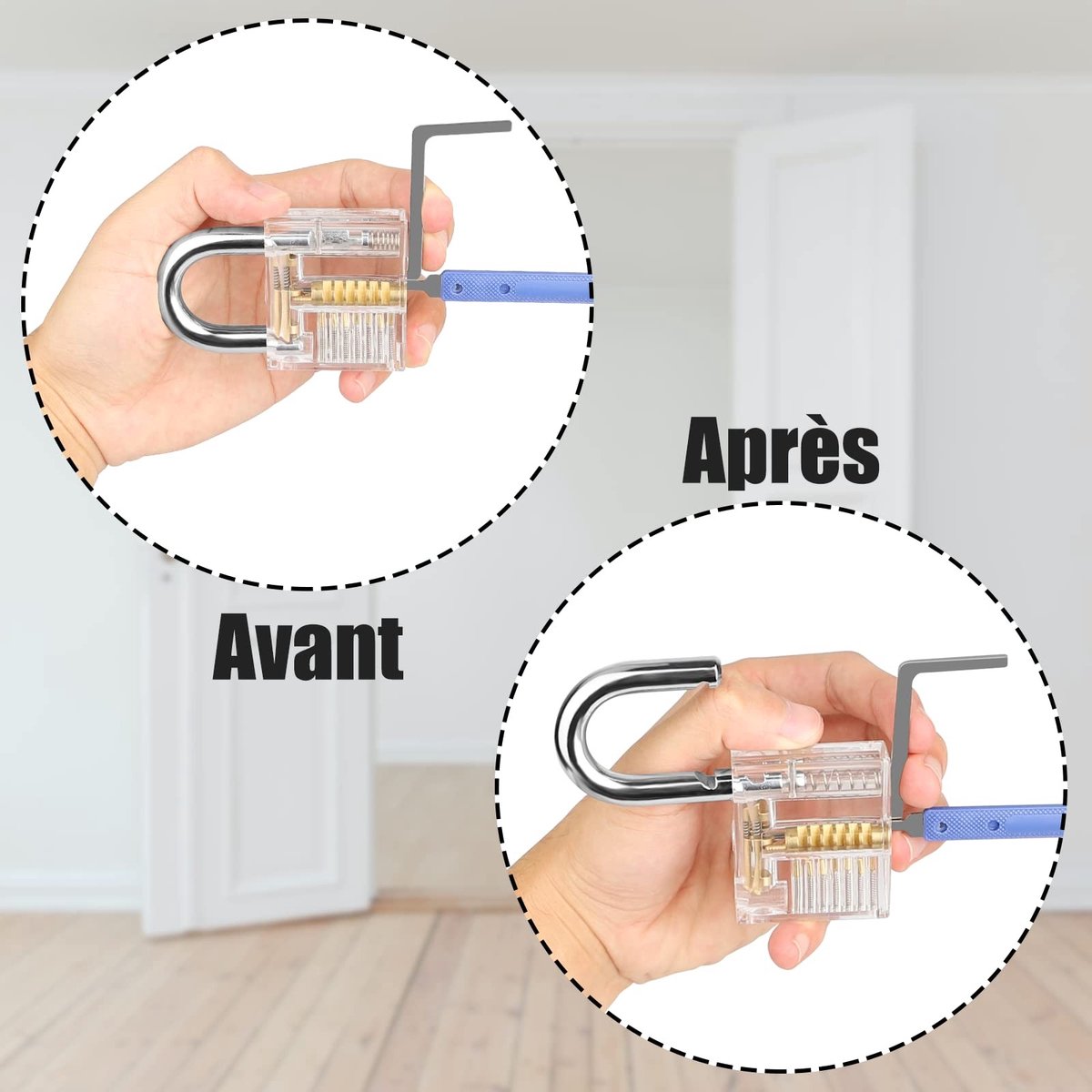Solidchoice - Lockpick Set met 36 Stukken voor Beginners en Training — cadeau in Hobby - foto 3