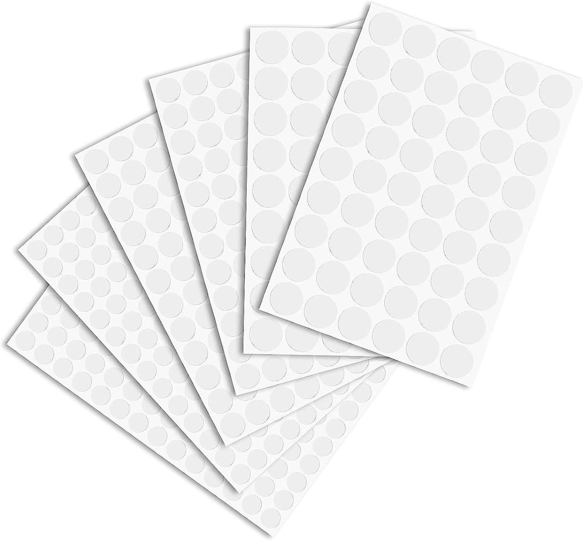 Zelfklevende schroefgaten stickers 290 stuks - 12/15/21 mm - voor het bedekken van schroefgaten - ideaal voor meubels - ShopVlot