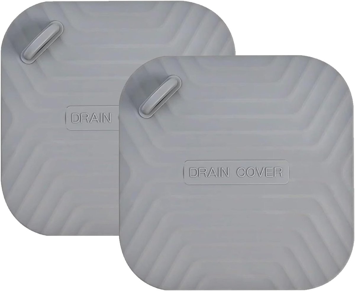Geurafvoerafdekking 15 x 15 cm - siliconen - duurzaam en flexibel - voorkomt ongewenste geuren - ShopVlot