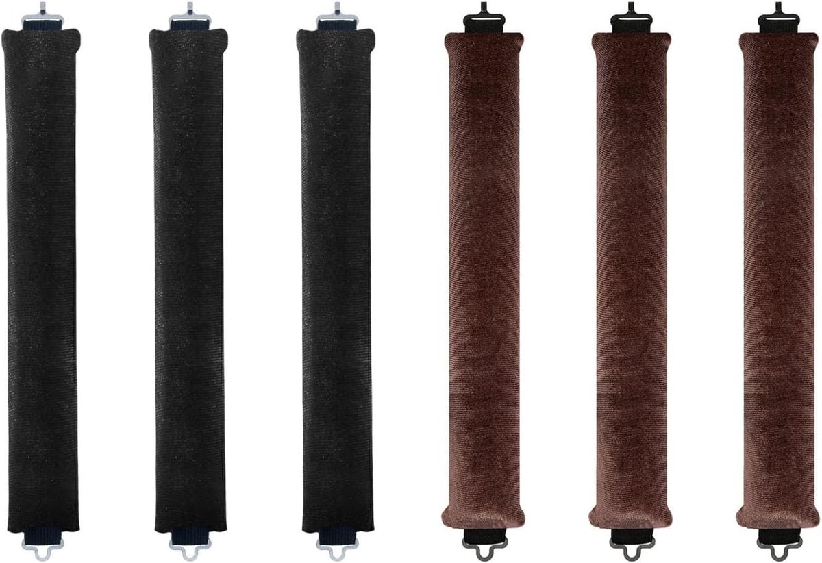 Krulspelden zonder hitte - 6 stuks - voor alle haartypes - creëer natuurlijke krullen - ShopVlot