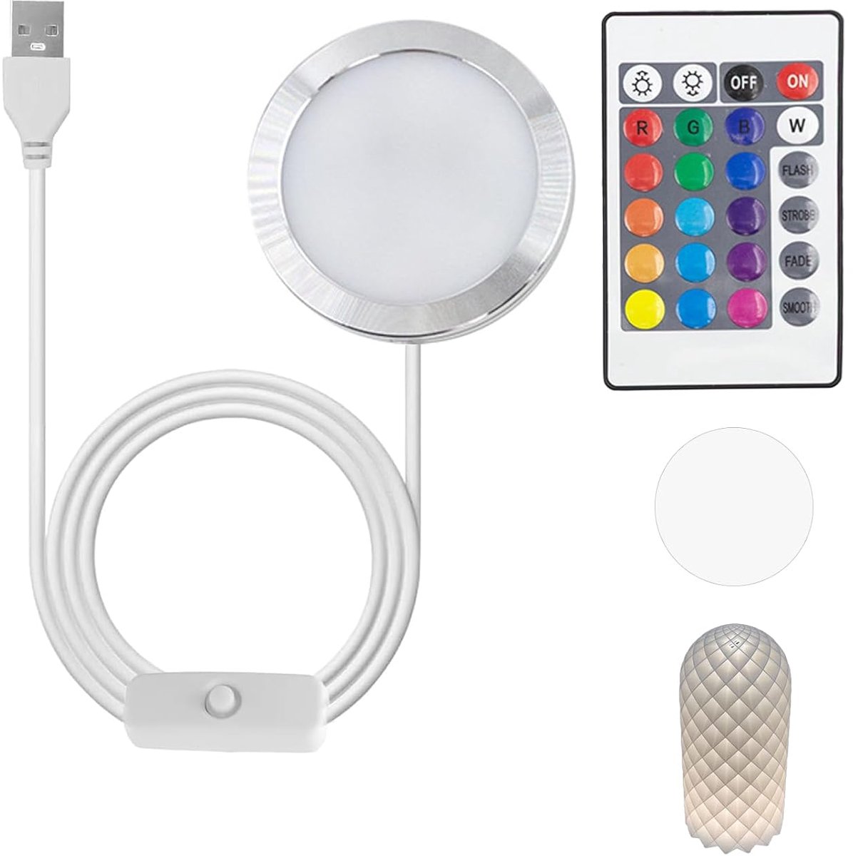 LED lamp set voor 3D printers - RGB LED strips - 16 instelbare lichtmodi - creatieve DIY accessoires - ShopVlot