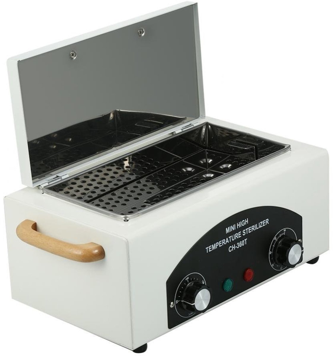 Solidchoice - Professionele Nagelgereedschapsterilisator - Hoge Temperatuur Sterilisator - Demonteerbare Roestvrijstalen Tank - Voor Schoonheidssalon -...