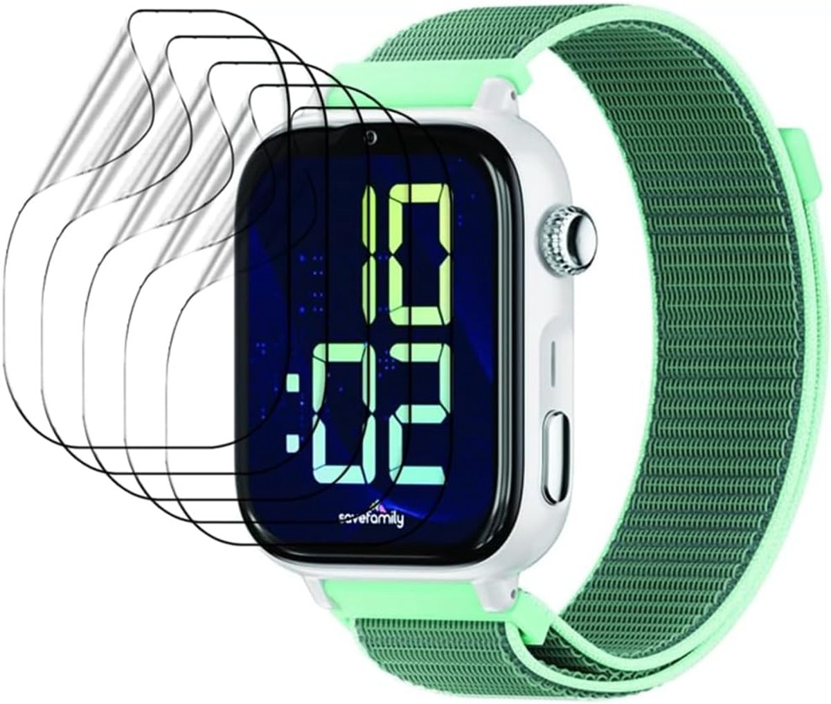 Hydrogel Film 5pcs for SaveFamily SaveWatch Plus 2 2.13" Smart Watch Transparent TPU Film Screen Protector Touch - ShopVlot