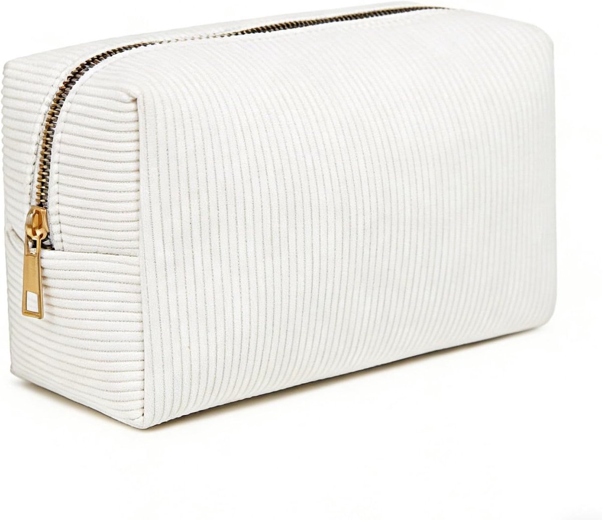 Cosmetic Bag Small, Makeup Bag Corduroy Women Makeup Bag with Zipper for Cosmetics Travel Bag Travel Accessories - ShopVlot