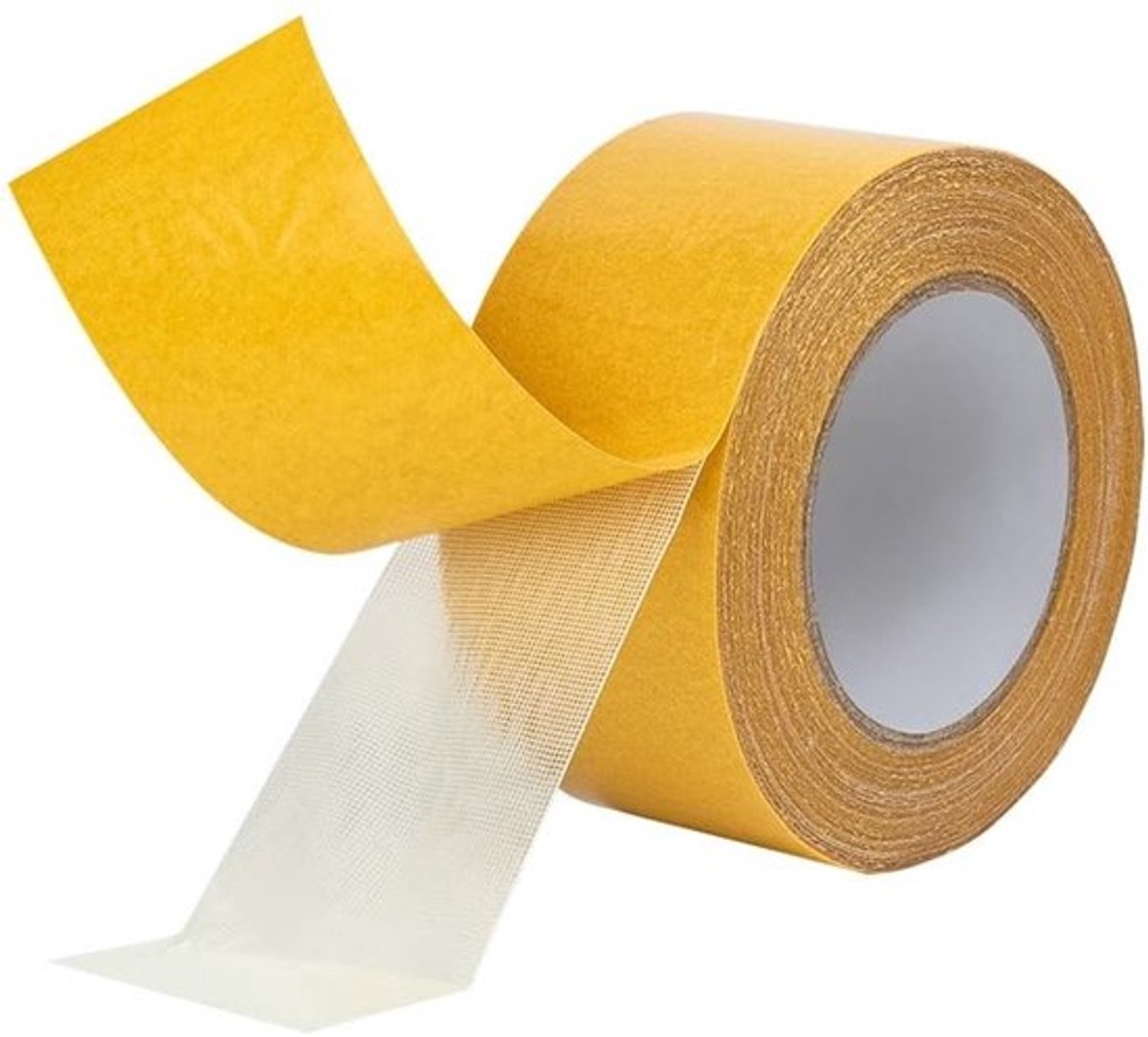 Dubbelzijdig Plakband Extra Sterk - Textieltape - Waterdicht - 5 cm x 20 m - Voor Tapijten/Posters - Duurzaam Materiaal