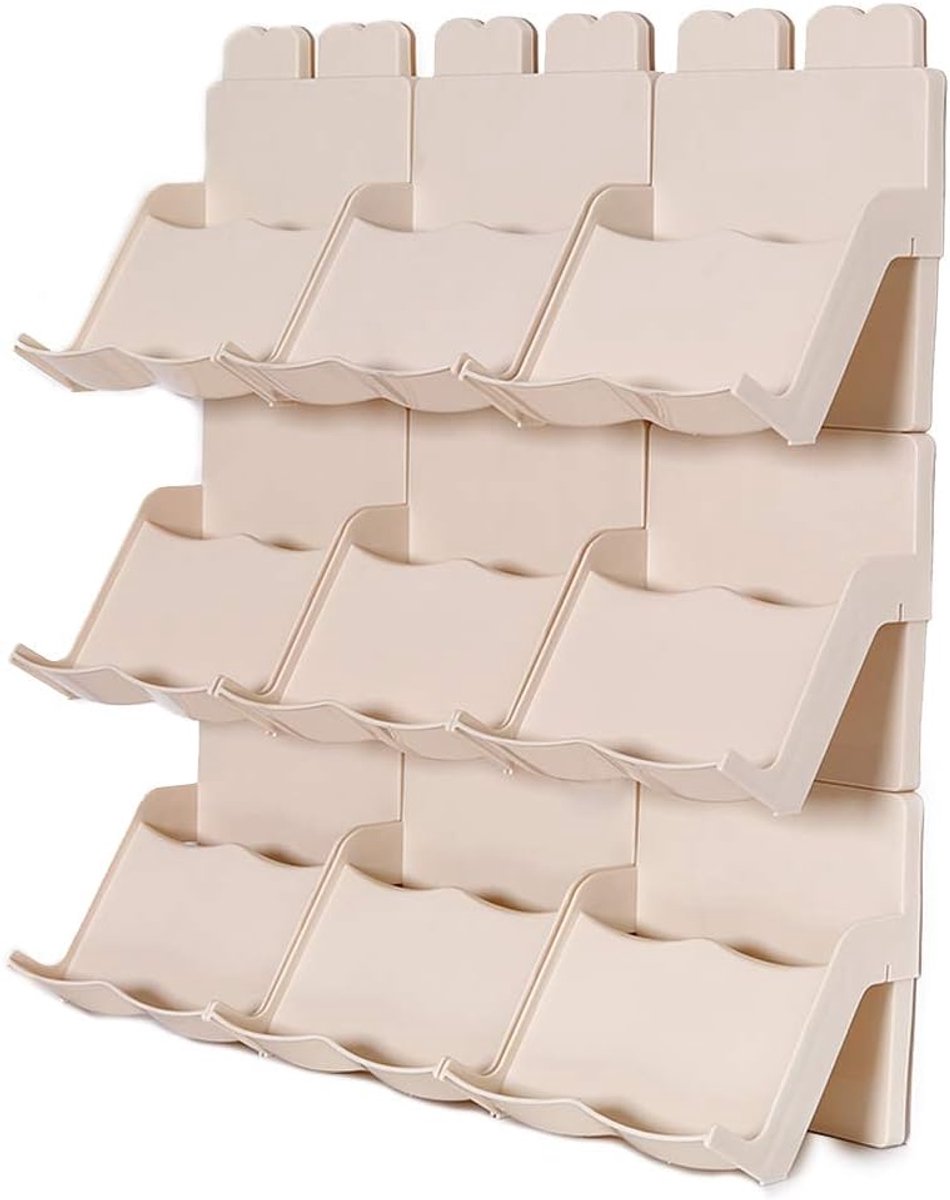 Schoenenrek Multilaags - Plastic Schoenkast - Geschikt voor 9 Paar Schoenen - Ruimtebesparend en Praktisch - ShopVlot