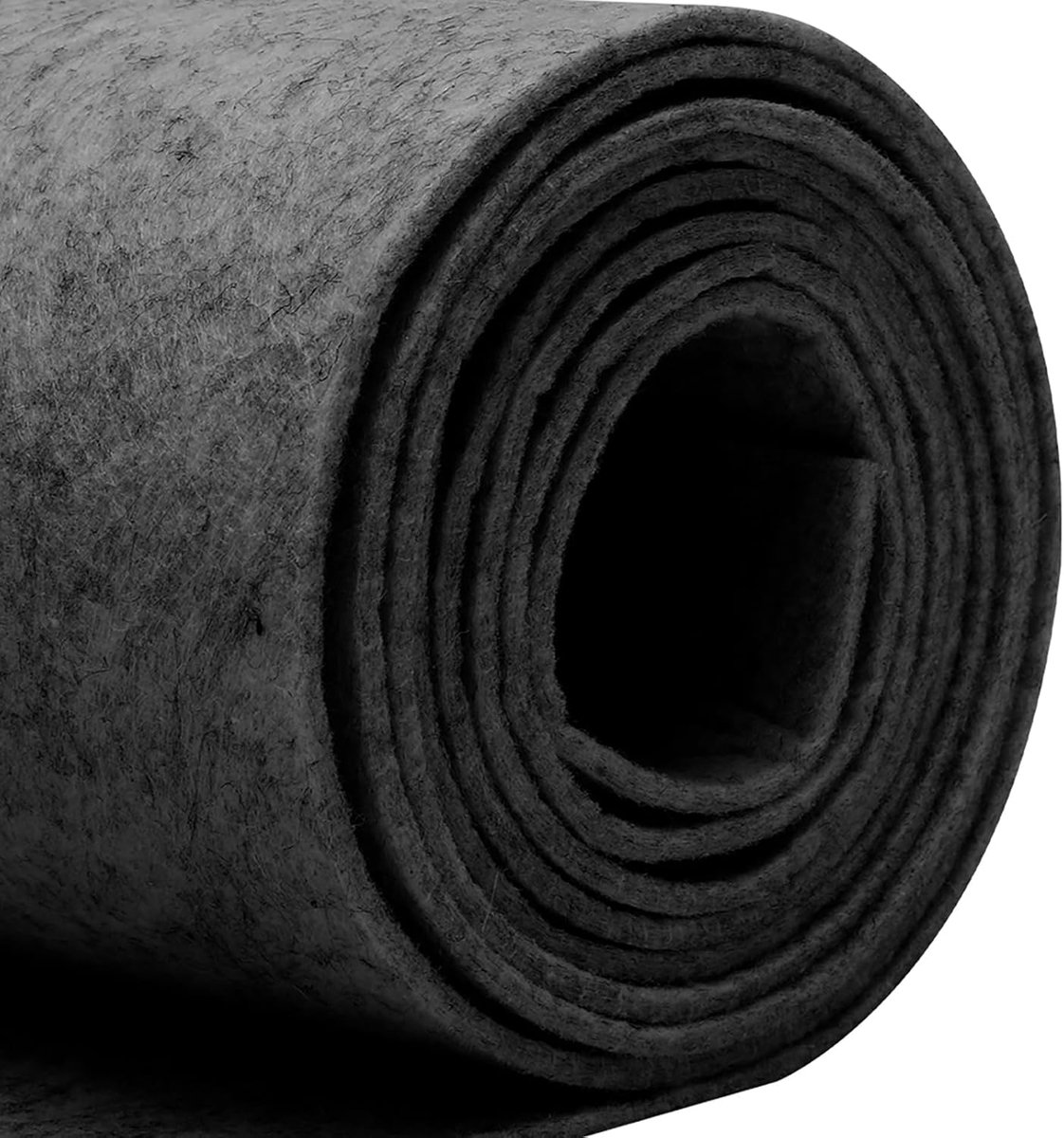 Viltrol viltstof 40 cm x 250 cm - sesamgrijs - 2 mm dik - duurzaam voor knutselen - ShopVlot