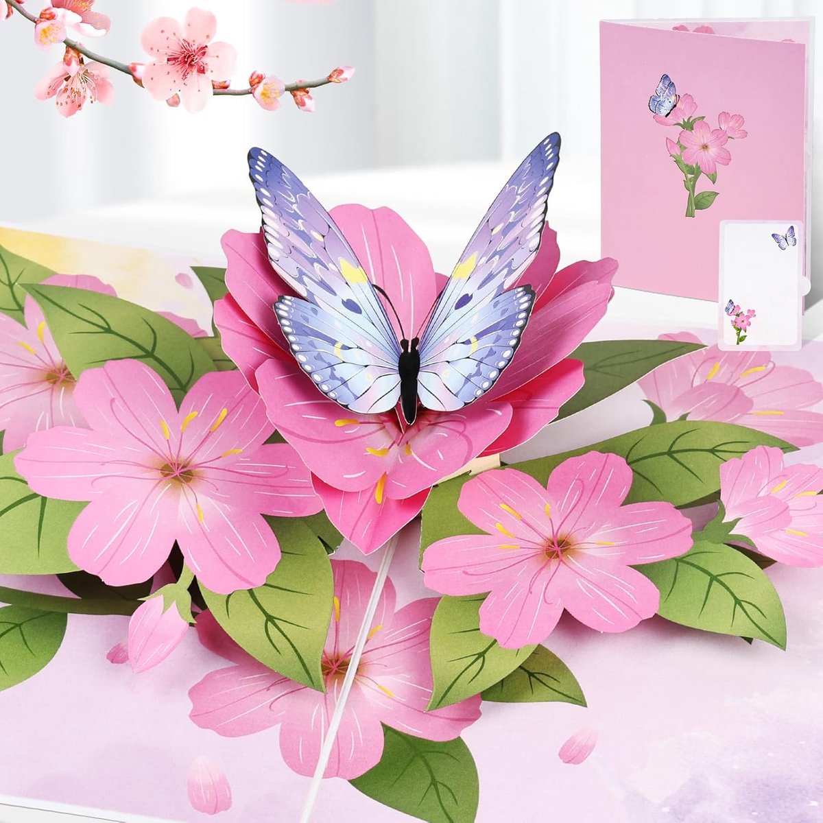 3D Pop Up Verjaardagskaart - Vlinder - Verrassende cadeau-ervaring voor vrouwen - ShopVlot