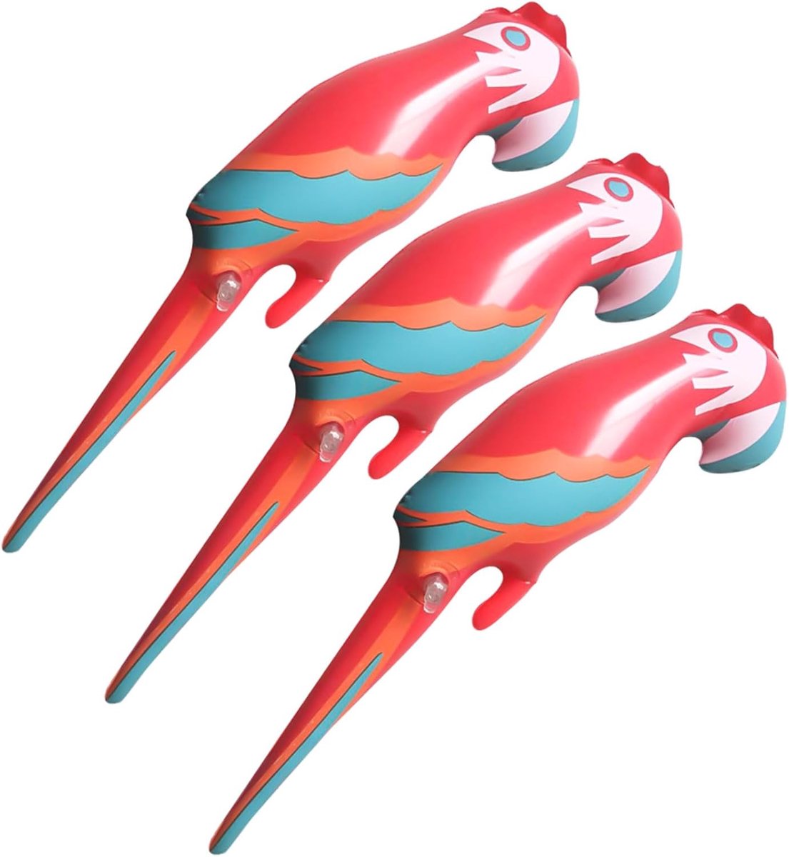 Opblaasbare papegaai 66 cm - kleurrijk PVC - realistisch ontwerp - perfect voor feestjes - ShopVlot