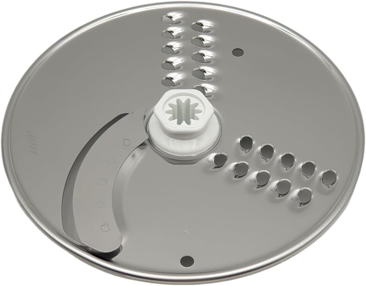 Inner disc grating disc 4mm stainless steel KW714292 compatible with Kenwood Food Processor food processor white - ShopVlot