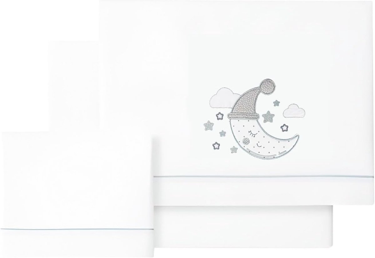 various - Bed linen set for cot 60 x 120 cm for newborns spring and autumn, type 100% cotton extra soft in Spain - ShopVlot