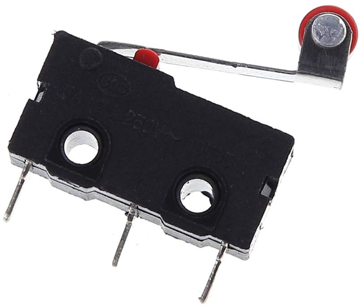Buwei Nieuwe normaal open rolhendelarm close limiet schakelaar Micro KW12-3 - ShopVlot