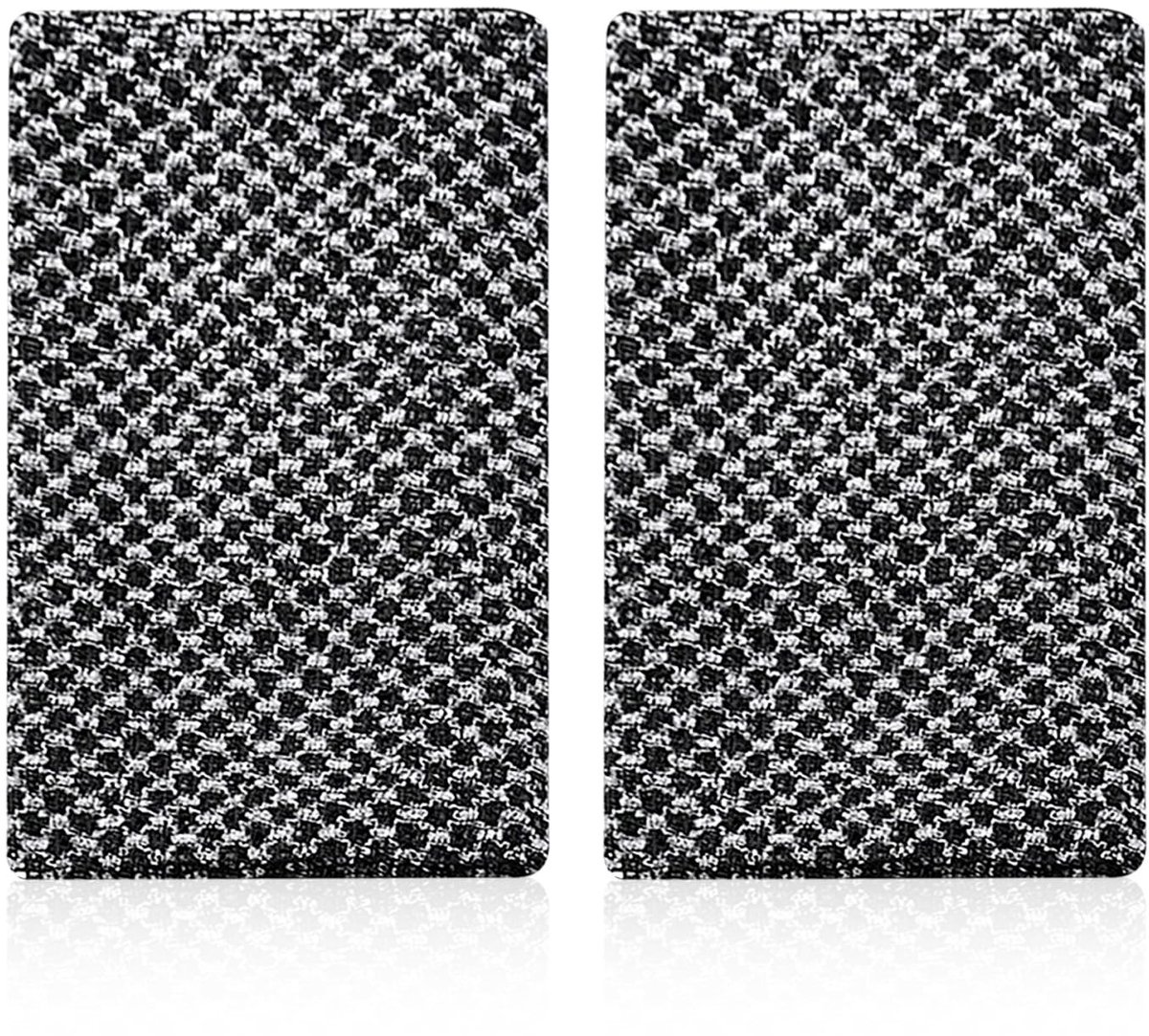 Solidchoice - Set van 2 Geruite Badhanddoeken voor Rugreiniging