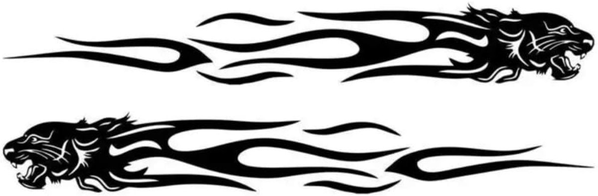 Tuning stickers 22x3.5cm - vinyl - waterproof en lichtbestendig - persoonlijke stijl voor auto en motor - ShopVlot
