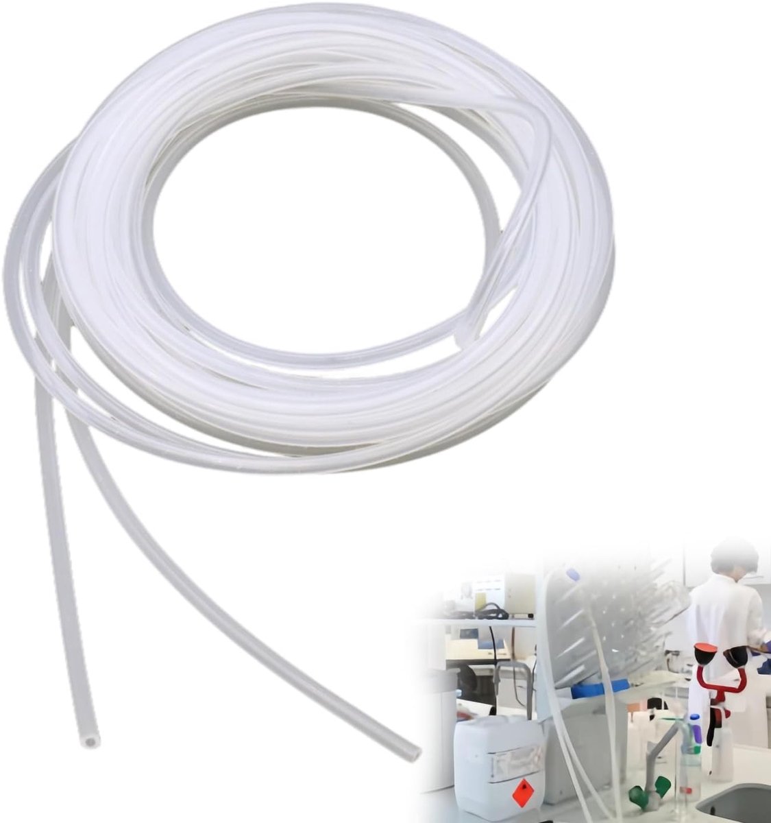 Siliconen slang 1mm - hoge temperatuur resistent - flexibel en transparant - ideaal voor technische projecten - ShopVlot