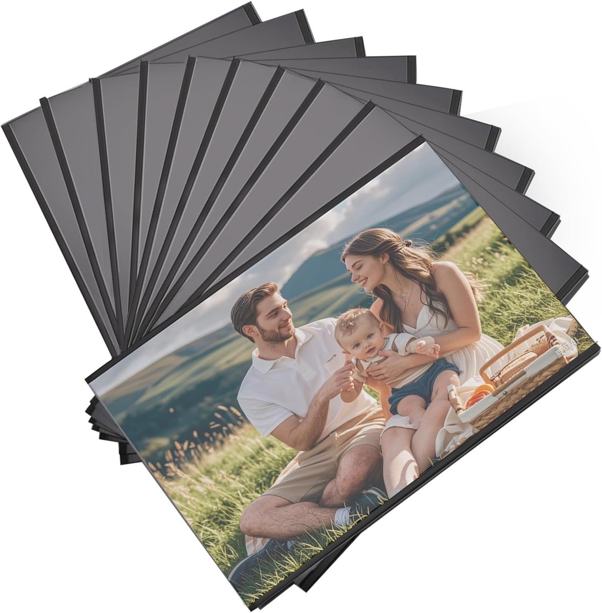 Mini Magnetic Photo Frame Small Pack of 10 7.5 x 5 cm Magnetic Photo Frame Magnetic Photo Frame Fridge Magnets Photo - ShopVlot