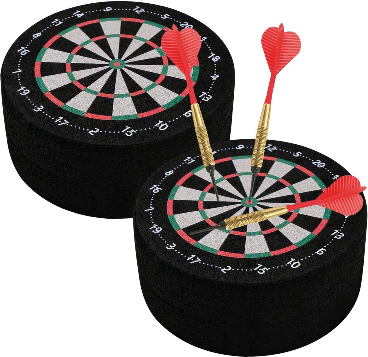 2-pak mini dartpijlenhouder, 10cm opbergstandaard voor darts, ruimtebesparend dartstation voor thuis en club, zwarte - ShopVlot