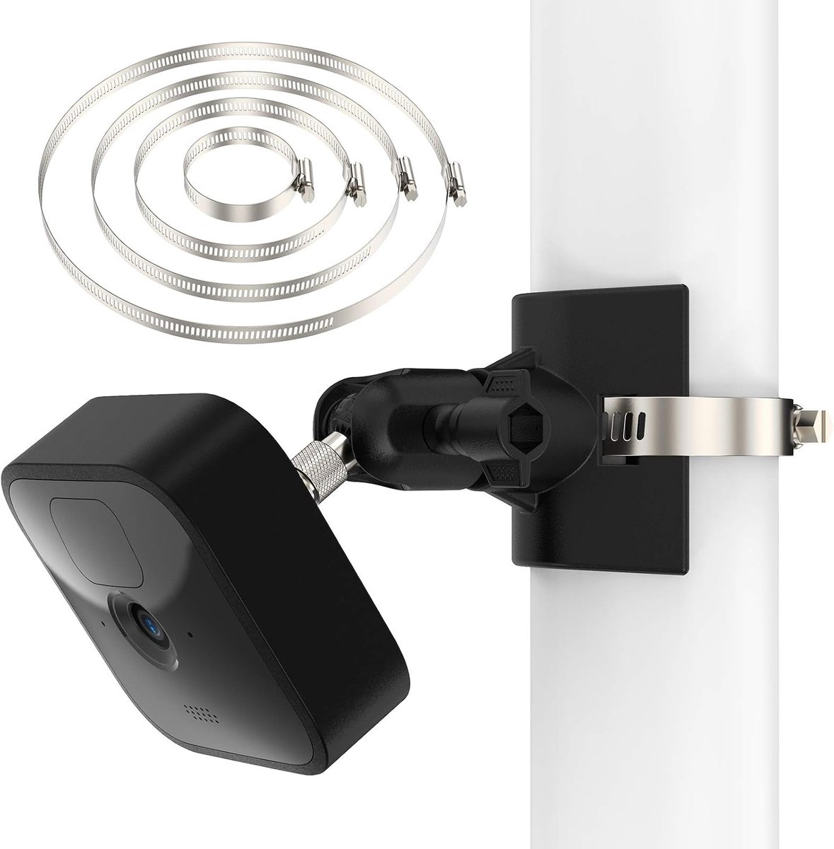 Camera muurbeugel voor Blink - geschikt voor buisdiafragma 30mm-200mm - roestvrij staal - verhoogde veiligheid - ShopVlot