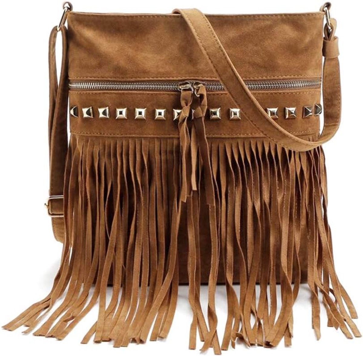 ladies tassel shoulder bag casual handbag shoulder bag Messenger Cross Body bag - ShopVlot