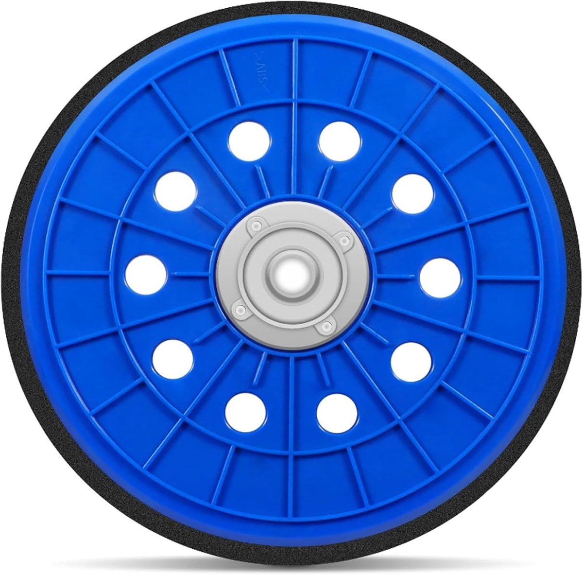 Schuurplaat M14 215 mm - 10 gaten - voor wand- en plafondschuurmachine - effectieve stofafzuiging - ShopVlot