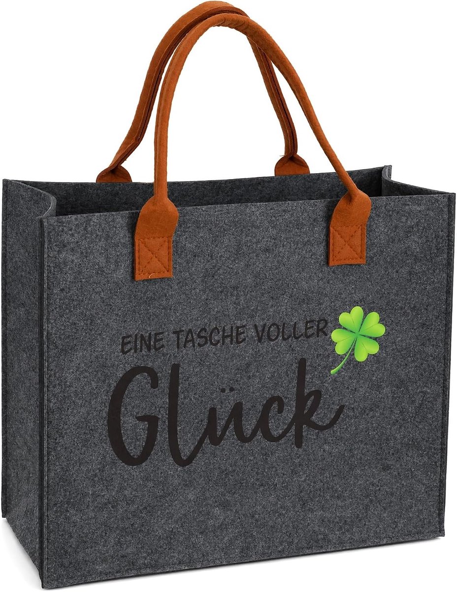 Cadeaus voor vrouwen: Vilten tas met de tekst - ShopVlot